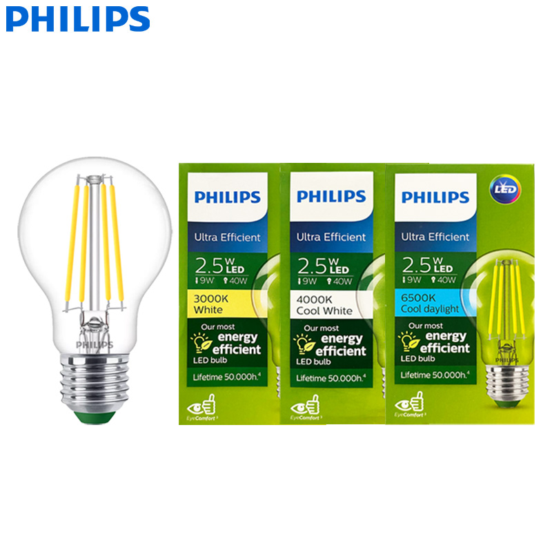 Philips Bulb Led Classic - Philips Ultra Efficient LED Filament Lamp