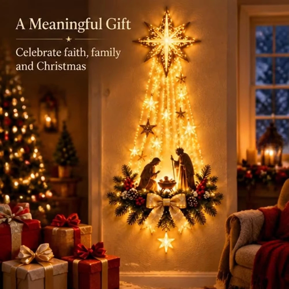 Lighting Decoration Ideas - Bethlehem Ster van het Geloof Verlichte