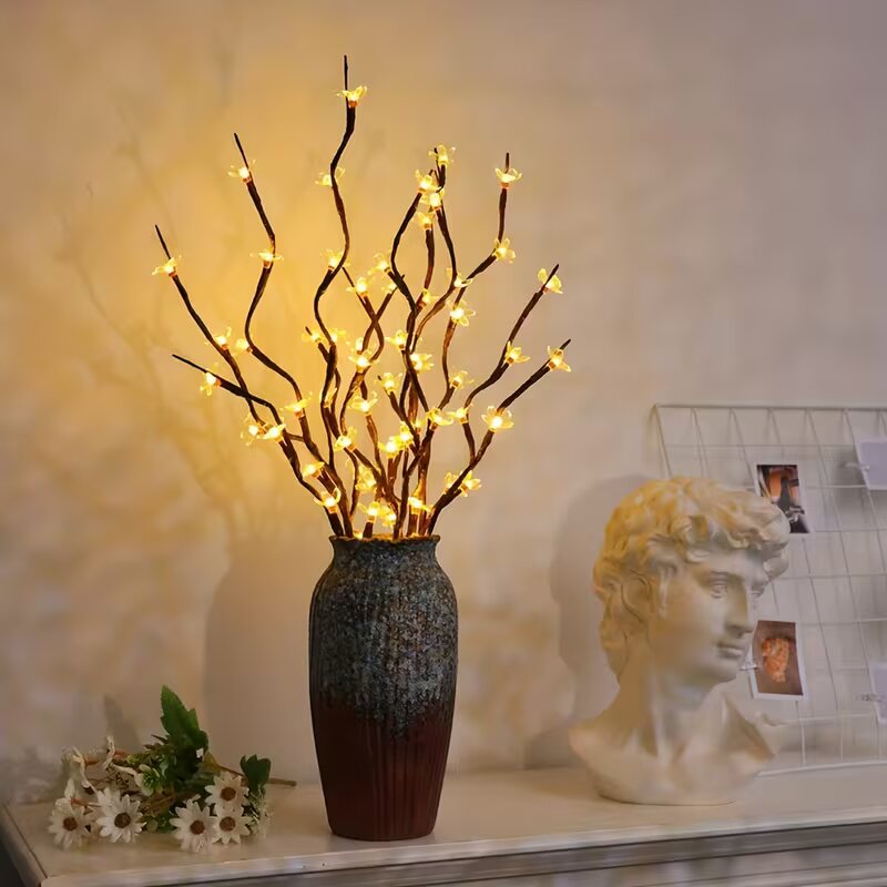 Lighting Decoration Ideas - 1/2PC 20LED Kersenbloesem Boomtak Verlichting Binnen