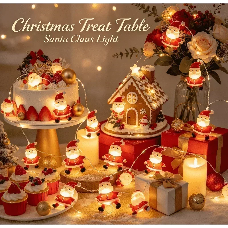 Lighting Christmas Decor - 2M 20 leds Kerstdecoratie Garland Lichtsnoer