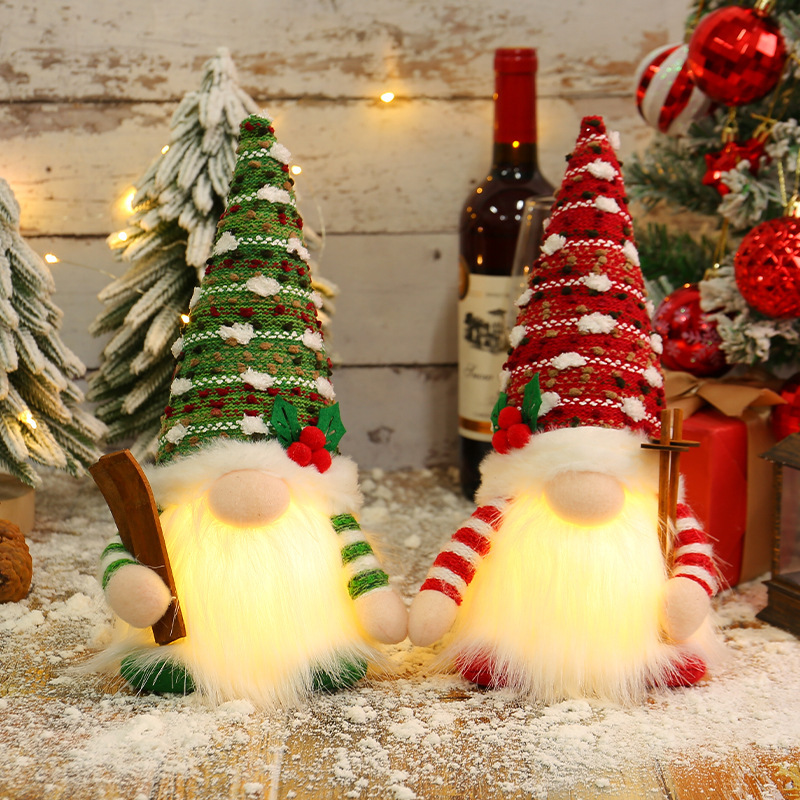 Up Lighting Decor - 2026 LED verlichte sledderende kabouterpop met