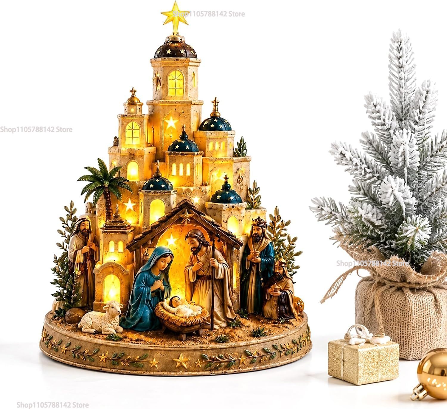 Bethlehem Kerstkerk Lichttoren - Up Lighting Decor recensie en prijs