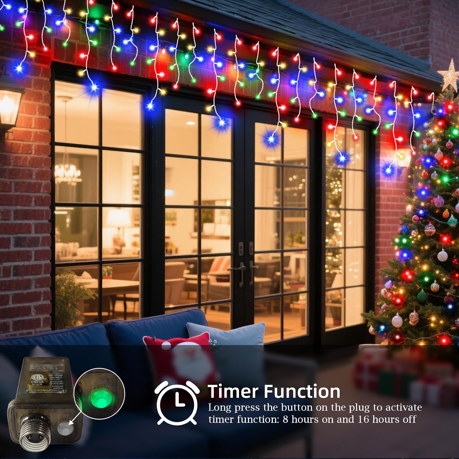 1280 LED-kerstverlichtingskett - Lighting Christmas Decor recensie en prijs