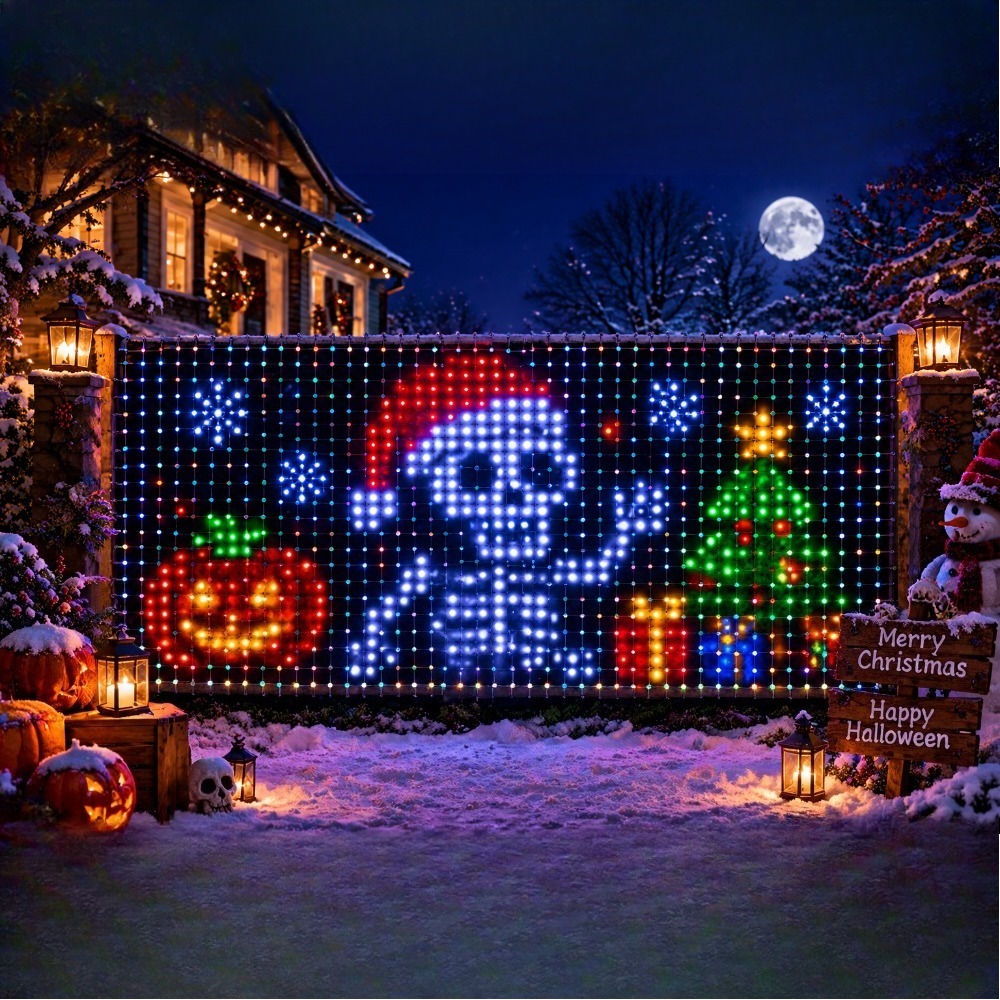 Nieuwe decoratieve kerstnetver - Lighting Christmas Decor recensie en prijs