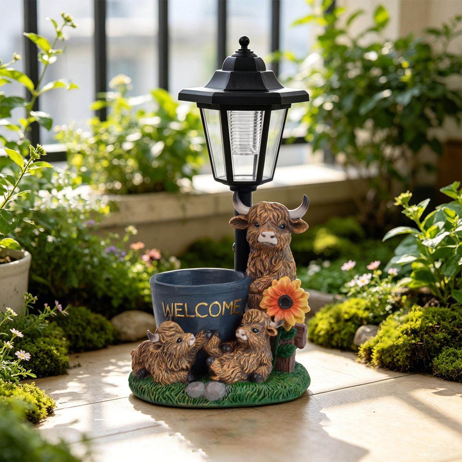 Zonne-tuinfiguren, decoratieve - Up Lighting Decor recensie en prijs