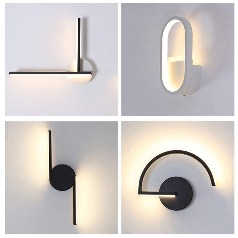 Moderne Scandinavische LED-wan - Up Lighting Decor recensie en prijs