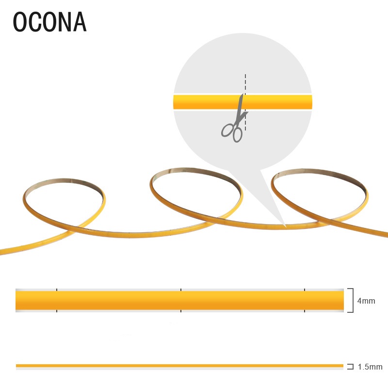 4mm Smalle COB LED Strip Verli - Lighting Mcqueen Bedroom Decor recensie en prijs