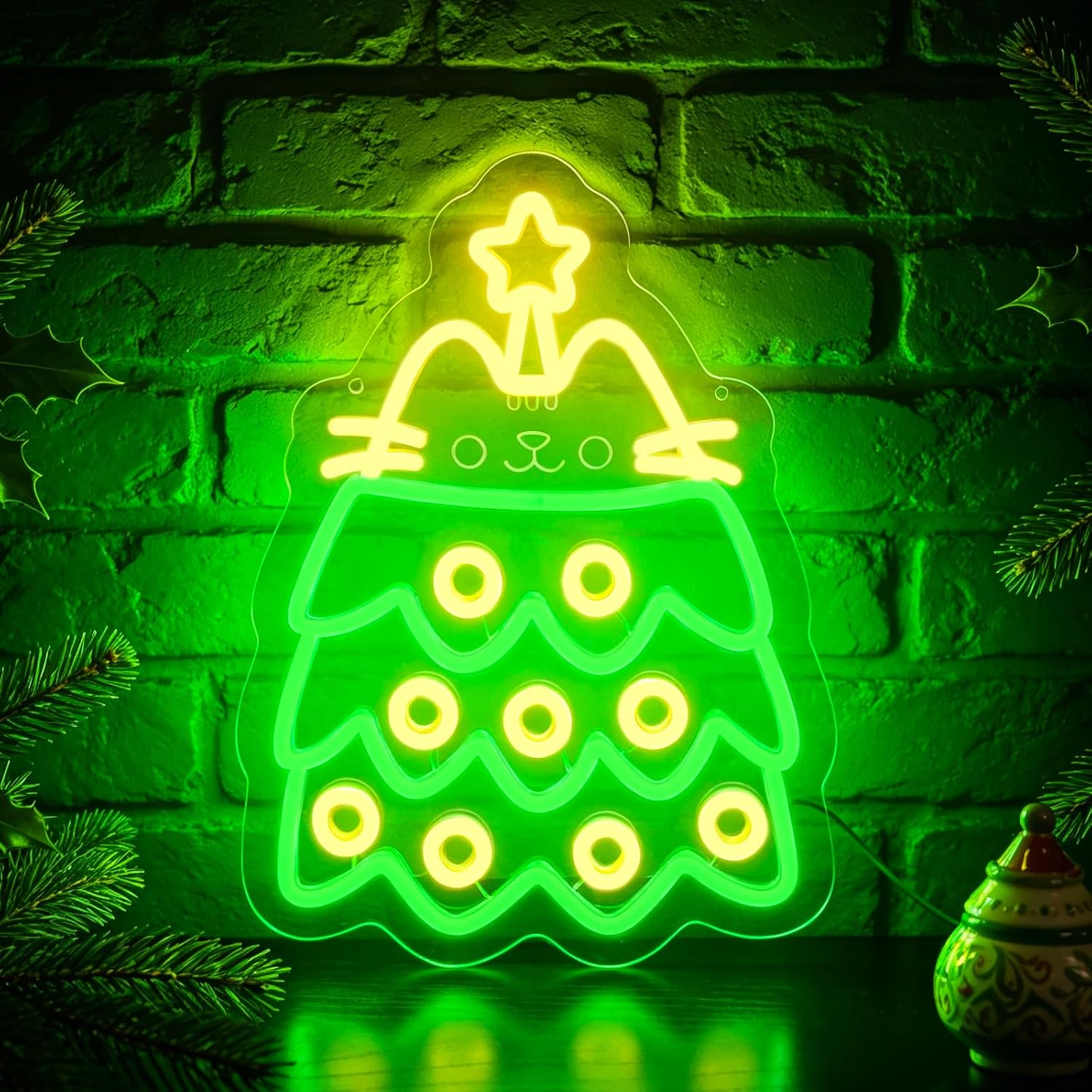 Kerstboom LED Neonbord USB-aan - Lighting Christmas Decor recensie en prijs
