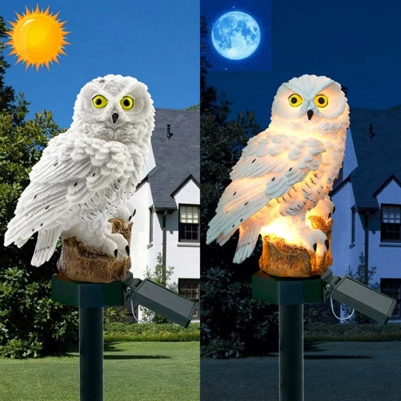 Solar Owl Statue Garden Light  - Lighting Decoration Ideas recensie en prijs