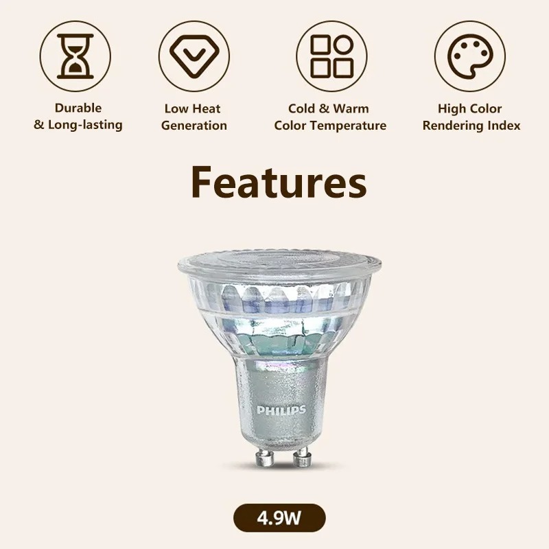 Philips GU10 PAR16 Essential C - Philips Bulb Led Classic recensie en prijs