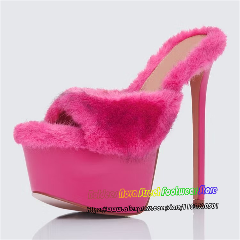 Trendy, felroze slippers met o - Up Lighting Decor recensie en prijs
