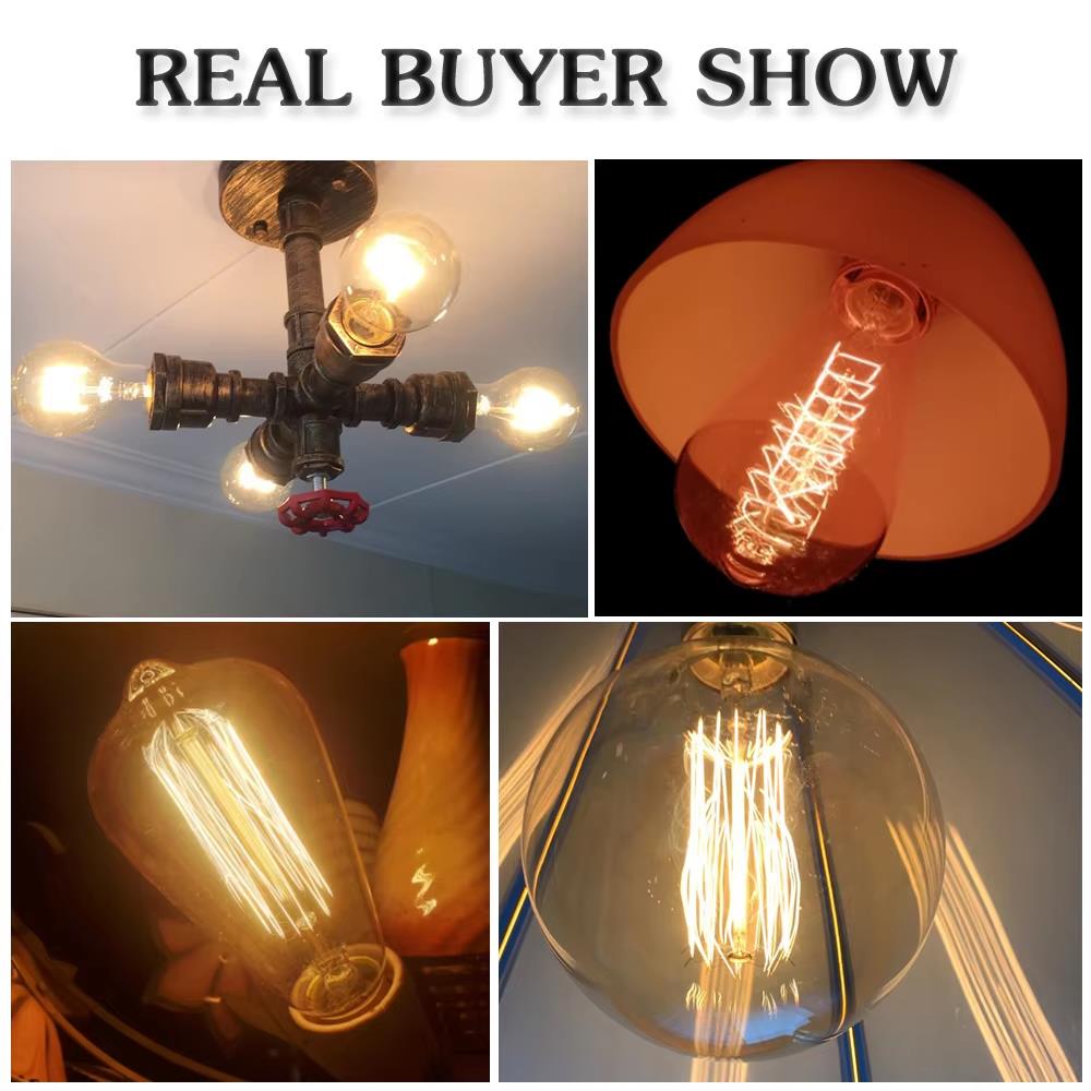 Retro Edison Gloeilamp E27 40W - Lighting Decoration Ideas recensie en prijs