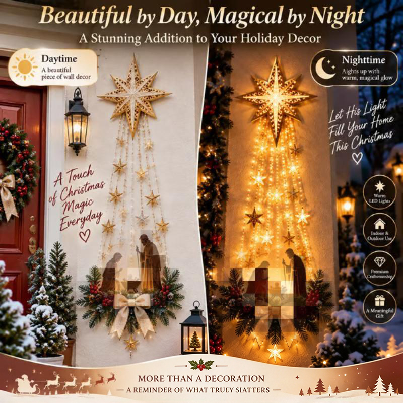Bethlehem Ster LED Wanddecorat - Lighting Christmas Decor recensie en prijs